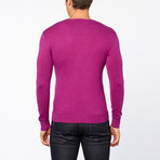 Bresciani // Vee Neck Cashmere Sweater // Dark Violet (M)