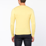 Bresciani // Vee Neck Cashmere Sweater // Yellow (3XL)