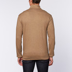 Brokers Bay Half-Zip // Heathered Brown (S)