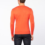 Bresciani // Vee Neck Cashmere Sweater // Orange (S)