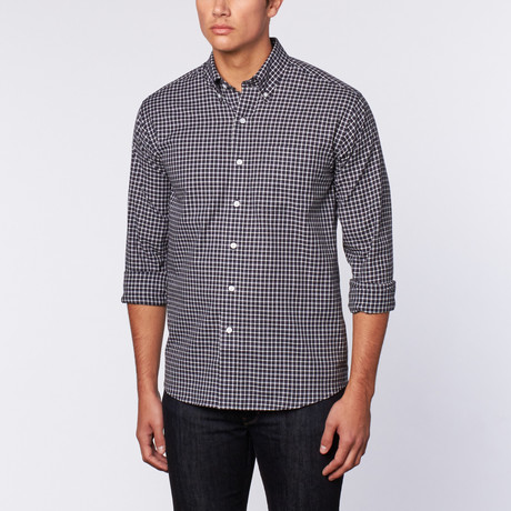 Cutter & Buck // Drake Check Shirt // Black (S)