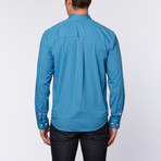 Anders Check Shirt // Turquoise + Black (XL)