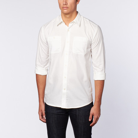 Oxford Blakely Woven Shirt // White (S)