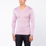 Bresciani // Vee Neck Cashmere Sweater // Plum (S)