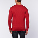 Winthrop Slub Longsleeve T-Shirt // Red (XL)