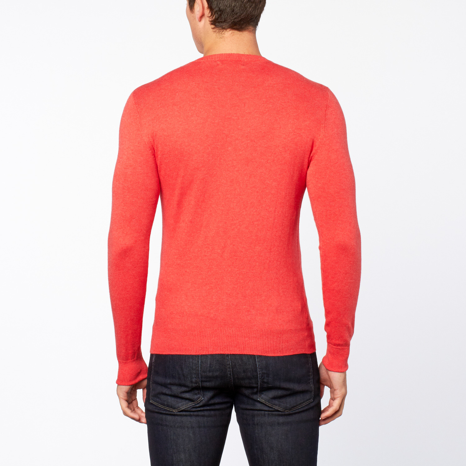 Bresciani // Crew Neck Cashmere Sweater // Burnt Orange (S) - Silk ...