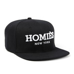 Homies Snapback // Black + White