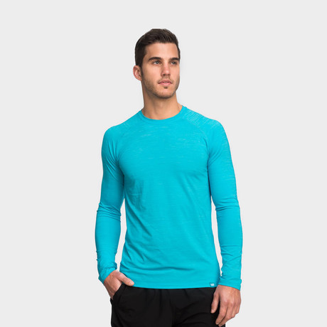 Path Long Sleeve  // Aqua (S)