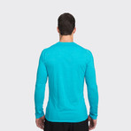 Path Long Sleeve  // Aqua (S)