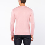 Bresciani // Vee Neck Cashmere Sweater // Pink (2XL)