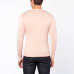 Bresciani // Vee Neck Cashmere Sweater // Light Peach (S)