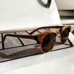 Clubmasters // Brown Bamboo