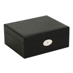 Iberica Jewelry + Watch Box (Black Lizard)