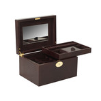 Andaluz Jewelry Box (Black Crocodile)