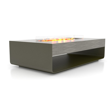 Brown Jordan Fires // Stage Fire Pit Coffee Table