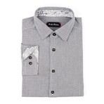 Platinum Micro Check Shirt // Grey (2XL)