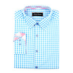 Bethany Gingham Shirt // Light Blue (L)