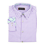 Greenwich Gingham Shirt // Purple (2XL)