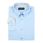 Wall Street Stripes Shirt // Blue (3XL)