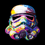 "Stormtrooper by Doc Hues" // Black (Print // 20" x 20")