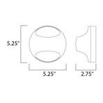 ET2 Wink 1-Light Wall Sconce // E20540-SN