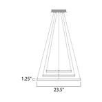 ET2 Hoops LED Pendant // E22715-PC