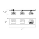ET2 Volt 3-Light LED Vanity // E22893-89BZ