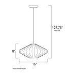 Maxim Cocoon 1-Light Pendant // 12185WTPC