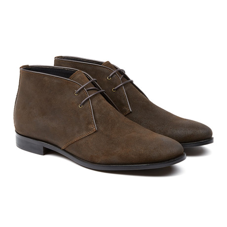 Tinsman Waxy Suede Chukka Boot // Brown (US: 7)