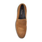 Clark Suede Penny Loafer // Tan (US: 9)