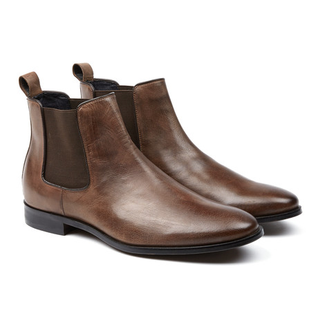 Kane Leather Chelsea Boot // Dark Brown (US: 7)