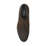 Hunter Suede Plain Toe Derby // Dark Brown (US: 9.5)