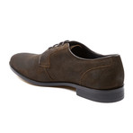 Hunter Suede Plain Toe Derby // Dark Brown (US: 9.5)