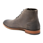 Gordon Rush // Harvey Waxy Suede Plain Toe Boot // Grey (US: 7.5)