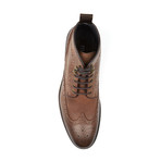 Gordon Rush // Kennedy Leather Wingtip Lace-Up Boot // Dark Brown (US: 9)