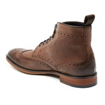 Gordon Rush // Kennedy Leather Wingtip Lace-Up Boot // Dark Brown (US: 9)