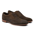 Gordon Rush // Ford Suede Wingtip Oxford // Dark Brown (US: 8.5)