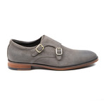 Gordon Rush // Allan Double Monkstrap  // Grey (US: 10.5)