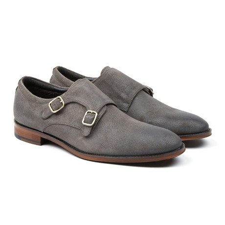 Gordon Rush // Allan Double Monkstrap  // Grey (US: 7)