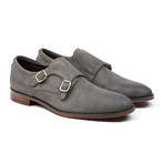 Gordon Rush // Allan Double Monkstrap  // Grey (US: 10.5)