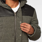 Hooded Puffer // Charcoal (L)