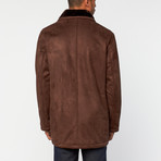 Double Breasted Jacket // Brown (M)