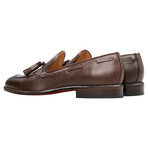 Felix Flair // Leather Tassle Loafer // Brown (US: 10)