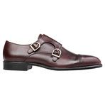 Felix Flair // Leather Double Monk // Burgundy (US: 10)