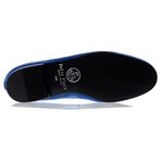 Dára Shoes // Velvet Tassle Slipper // Royal Blue (US: 8)