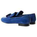 Dára Shoes // Velvet Tassle Slipper // Royal Blue (US: 8)