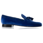 Dára Shoes // Velvet Tassle Slipper // Royal Blue (US: 8)