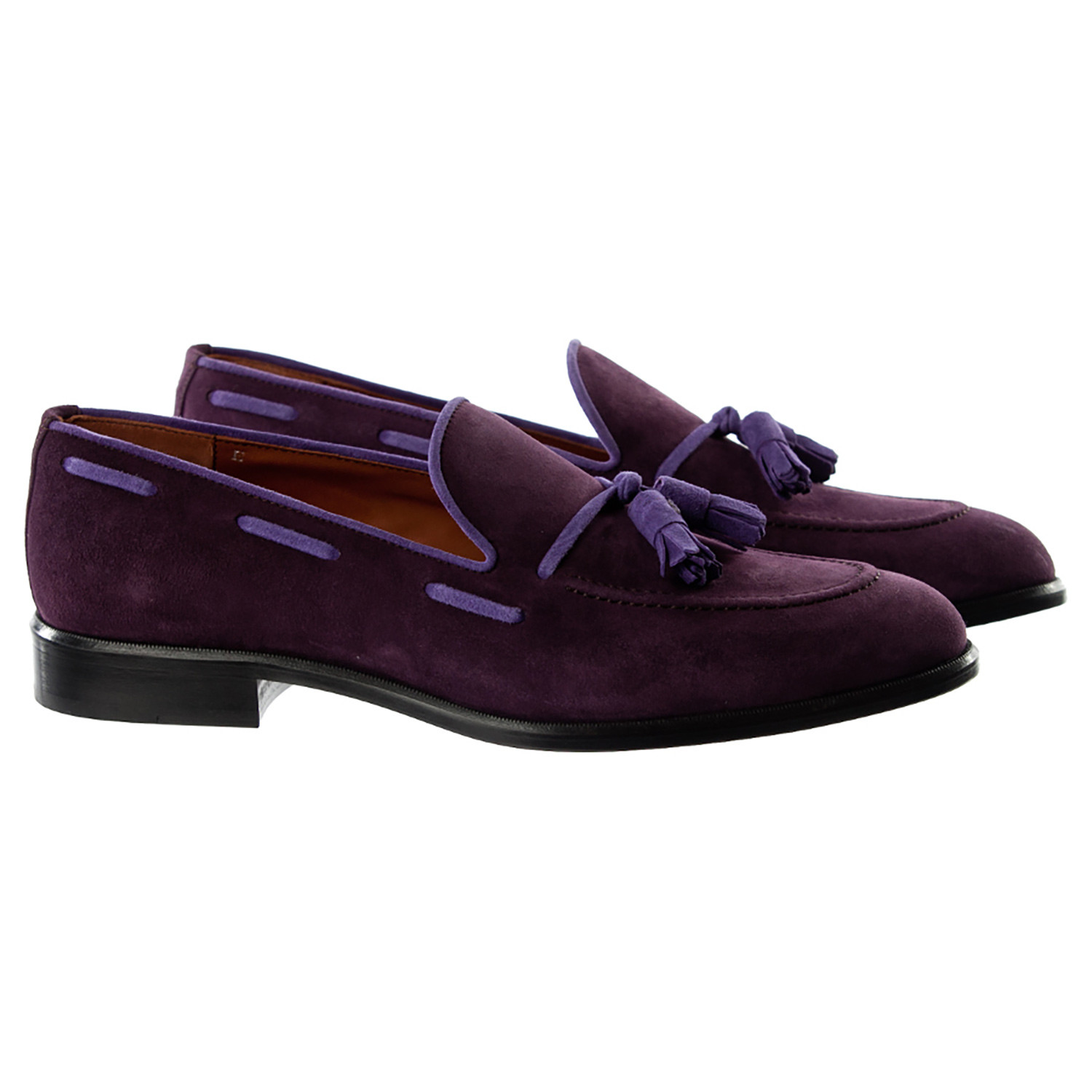 Suede Tassle Loafer // Purple (US: 6) - Felix Flair Shoes - Touch of Modern