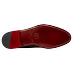 Leather Bow Loafer // Burgundy (US: 8.5)