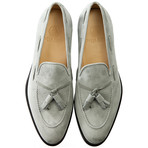 Suede Tassle Loafer // Grey (US: 8)